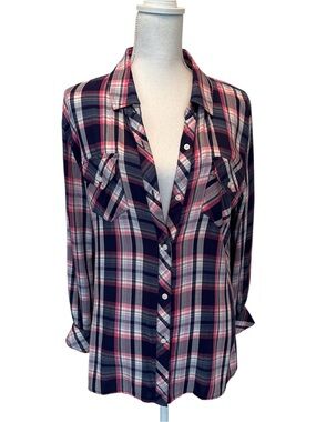 Rails Hunter Plaid Button Down Shirt - Medium